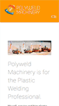Mobile Screenshot of polyweldmachinery.com.au